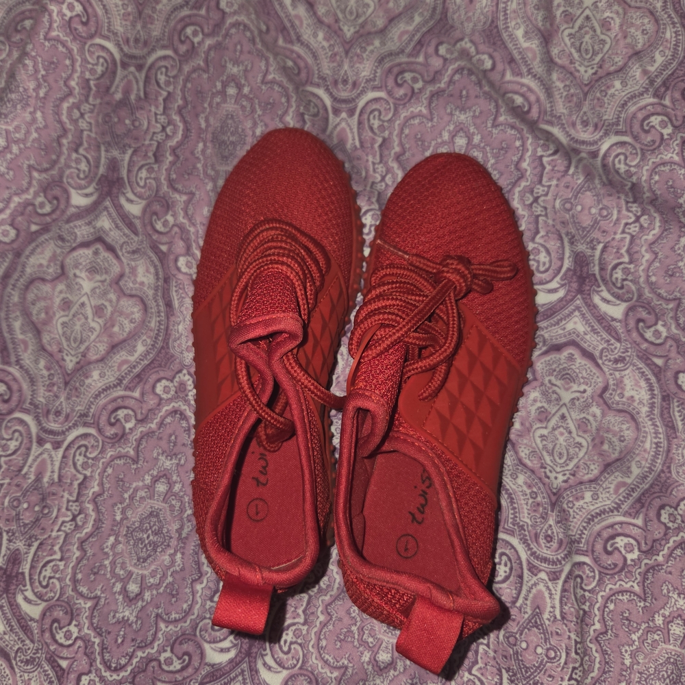 Stylish Red Women's Sneakers